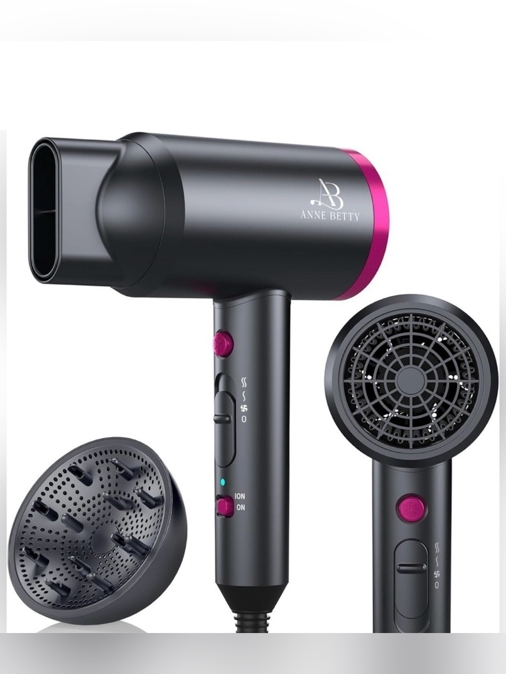 Anne Betty Professional Hair Dryer 1800w